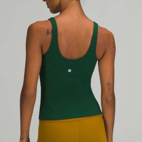 Lululemon Align Waist-Length Tank Top in Everglade Green - Picture 2 of 9